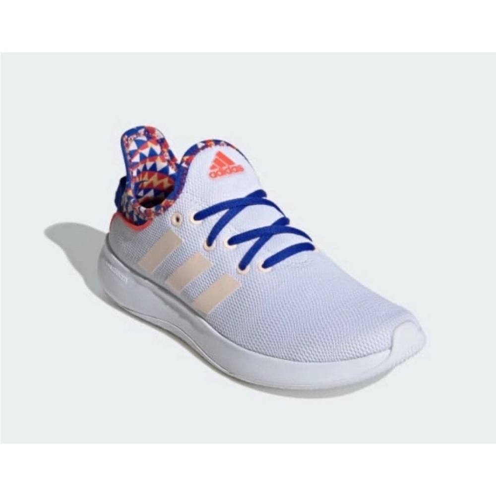 Adidas Women Cloudfoam Pure SPW Sneakers - White and Blue